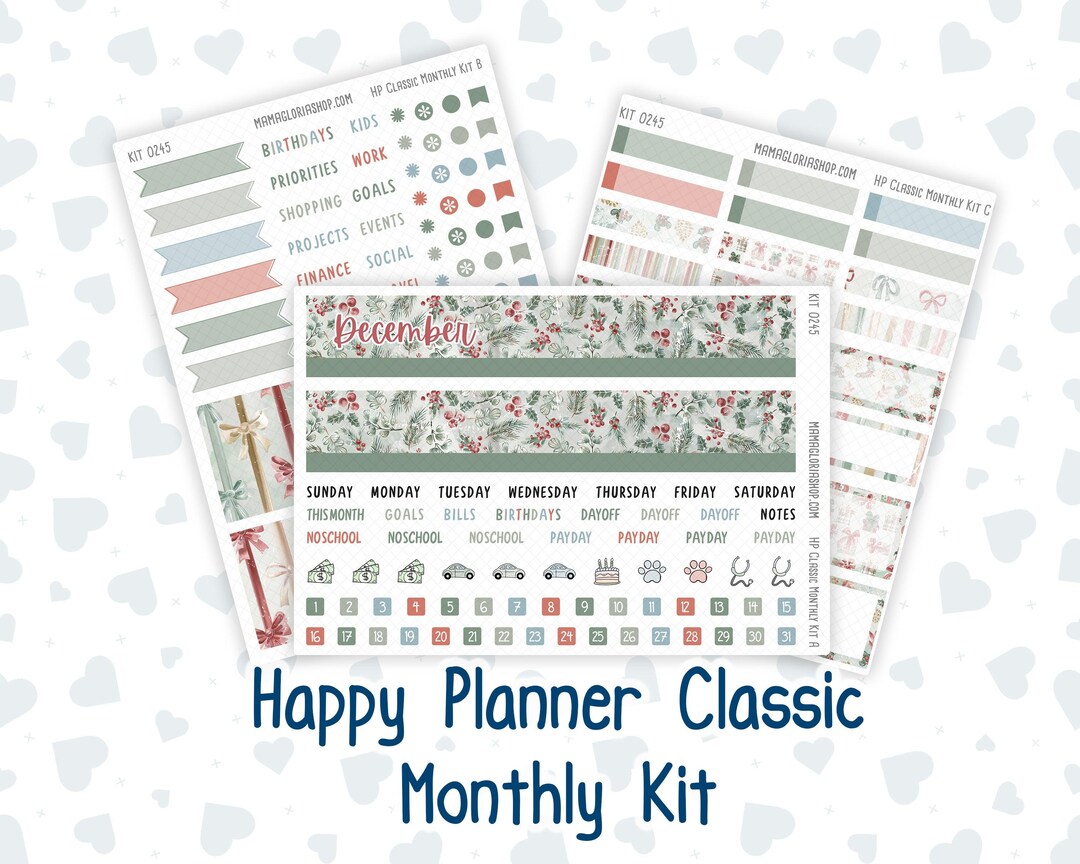Kit 0245 - HP Classic - Monthly Kit - December - Vintage Christmas ...