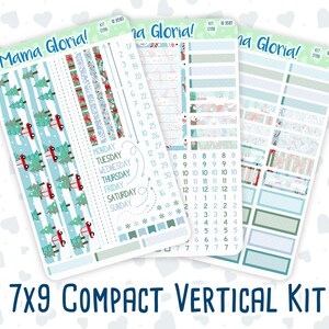 Kit 0196 - 7 x 9 compact verticaal - winterwarmte - wekelijks - december - kerst