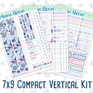 Kit 0206 - 7x9 Compact Vertical - Feathered Romance - Weekly - February