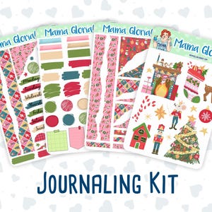 Kit 0197- Quebra-Nozes Mágico - Kit Diário - Dezembro - Natal - Para Planner - Caderno - Diário