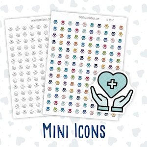 Krankenkasse - Check-ups - Arztkosten - Doodle Icon-Sticker