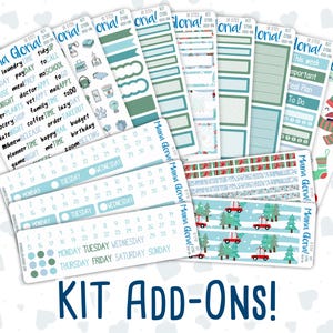 Kit 0196-add-ons - winterse warmte - december - kerst - plannerstickers - set 2024