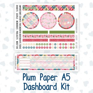 Kit 0197 pruimpapier, A5-dashboard - notenkrakermagie - december - kerst