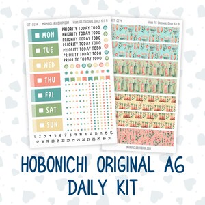 Kit 0214- A6 Hobonichi Original– Kit Diário - Enraizado na Primavera - Abril