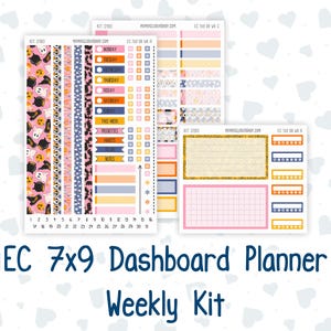Kit 0190- Weekly Dashboard Planner - Erin Condren - October -Halloween Spooktacular