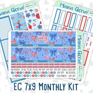 Kit 0224 - 7x9 - EC Monthly Kit - July - Patriotic Parade