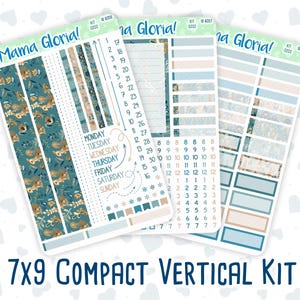 Kit 0202 - 7x9 Compact Vertical - Folky Forest - Weekly - January