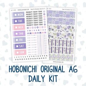 Kit 0213- A6 Hobonichi Original– Daily Kit - Provence - April