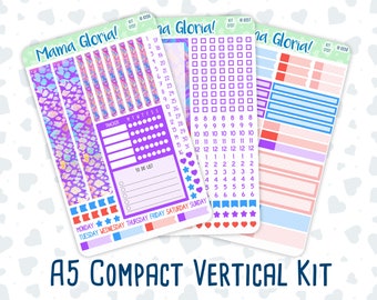 Kit 0137 - A5 Compact Vertical - Azure Autumn - November Weekly