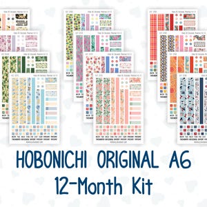 12-Month Kit -  For Hobonichi Original A6