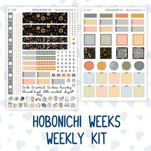 Kit 0238 - Hobonichi Weeks - Weekly Kit - October - Starry Autumn Nights