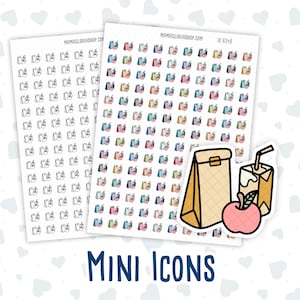 Lunchbox - Packed Lunch - Meal Prep - Doodle Icon-Sticker