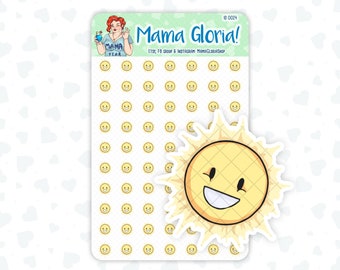 Sunny Day - Weather - Doodle Icon Sticker - ID 0024