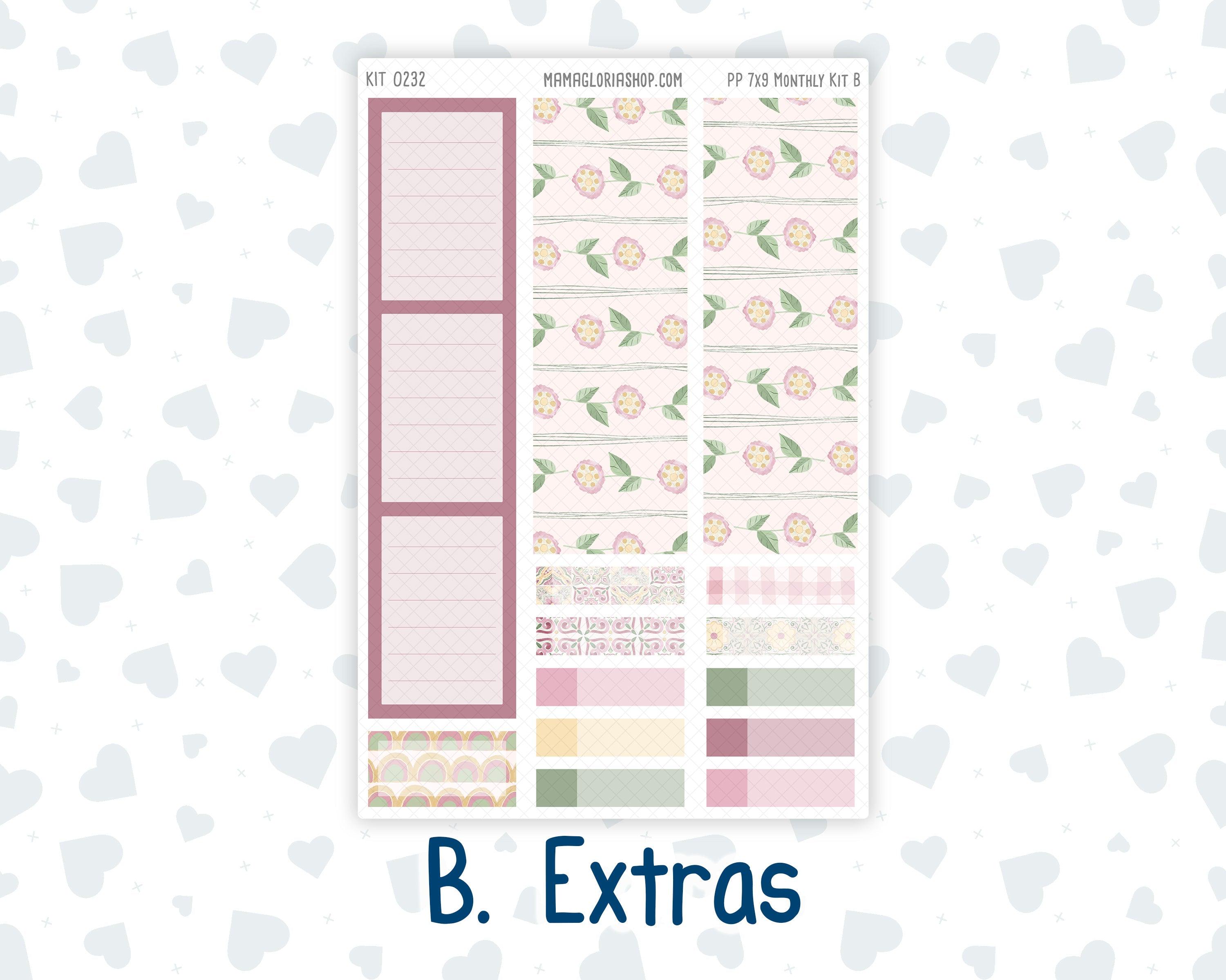 Kit 0232 - 7x9 - Plum Paper - Monthly Kit - September - Heirloom Garden ...