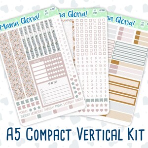 Kit 0157 - A5 Compact Vertical - Swan Lake - Weekly