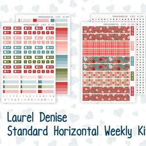 Kit 0184 Laurel Denise Format standard – Hebdomadaire - Disposition horizontale - Cidre de pomme - Septembre - Automne