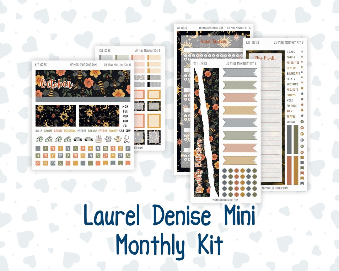 Kit 0238 - Laurel Denise Small the Nancy & Anne Planner - Former Mini ...