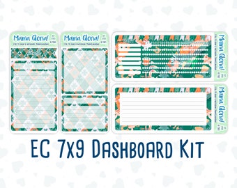 Kit 0155 - 7x9 - Lucky Charm - March- Spring- Notes Pages - Dashboard Kit - Productivity Page