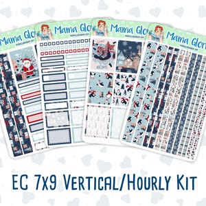 Kit 0198-7 x 9 - Holiday Village - december - Kerstmis - weekpakket voor planners