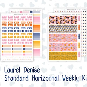 Kit 0190 Laurel Denise Taille standard - Hebdomadaire - Disposition horizontale - Halloween Spooktacular - Octobre-Automne