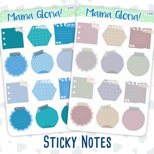 Sticky Notes - Sticky Memos - Reminder Label - Stickers For Planners