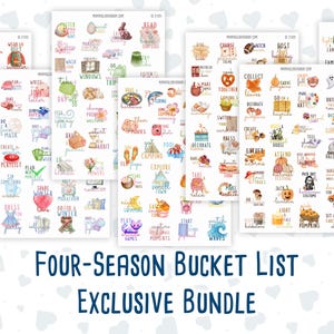 Four-Season Bucket List – Exklusives Sticker-Bundle