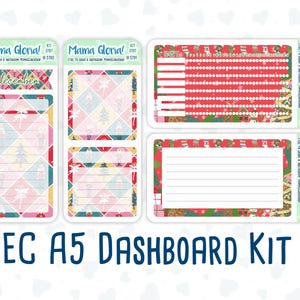 Kit 0197 - A5 - Nutcracker Magic - december - pagina's met kerstnotities - dashboardkit - pagina Productiviteit
