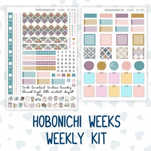 Kit 0172 Hobonichi Weeks – Weekly Kit - Mosaic