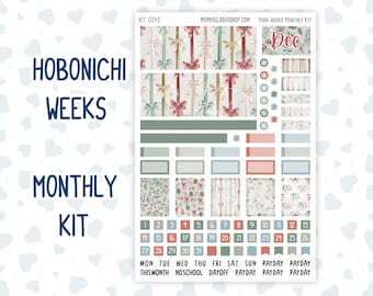 Kit 0245 – Hobonichi Weeks – Monatskit – Dezember – Vintage-Weihnachten
