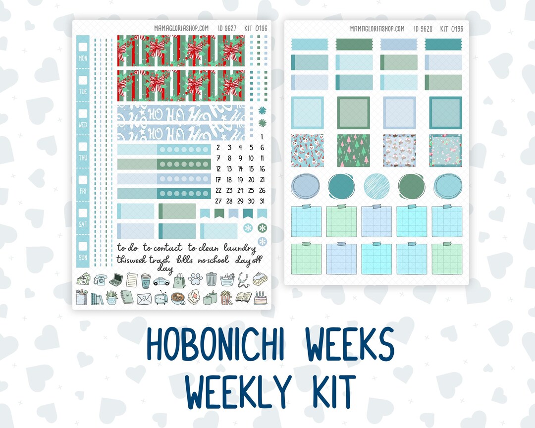 Kit 0196 Hobonichi Weeks – Weekly Kit - Winter Warmth - December ...