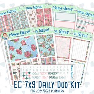 Kit 0177 - 20x23 Daily Duo - Books&Roses - Planer