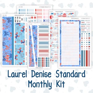 Kit 0224 - Laurel Denise Standard - Monthly Kit - July - Patriotic Parade