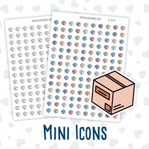 Package Box - Delivery Box - Package Arrival - Doodle Icon-Sticker
