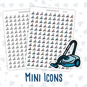 Aspirateur domestique - Nettoyage des sols - Tâches quotidiennes - Doodle Icon-Sticker
