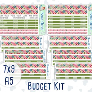 Kit 0197 - Budget - Magische notenkraker - voor planners 7 x 9 en A5 - notitieboeken - december - kerst