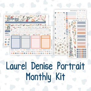 Kit 0193 Laurel Denise Portrait  – Monthly - Bloom Harvest - November- Fall