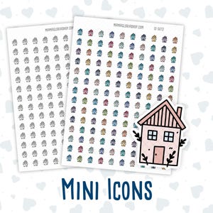 House - Cozy Home - Doodle Icon-Sticker