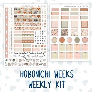 Kit 0209 Hobonichi Weeks – Weekly Kit - Forest Friends- March