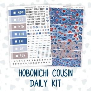 Kit 0199 Hobonichi Cousin – Daily Kit – Icy Blossoms – december – Kerstmis
