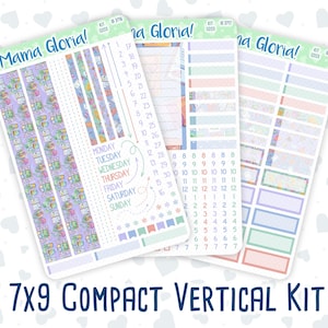 Kit 0203- 7x9 Compact Vertical - Self-Care - Weekly - January