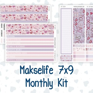 Kit 0204- 7x9 MakseLife - Monthly - Valentine&#39;s Garden- February