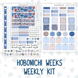 Kit 0199 Hobonichi Weeks – Wekelijks Kit - Icy Blossoms - december - Kerstmis