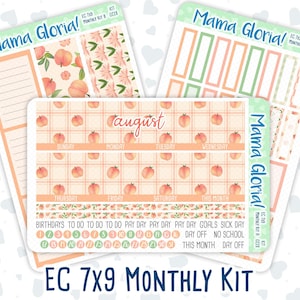 Kit 0228 - 7x9 - EC Monatset - August - Just Peachy