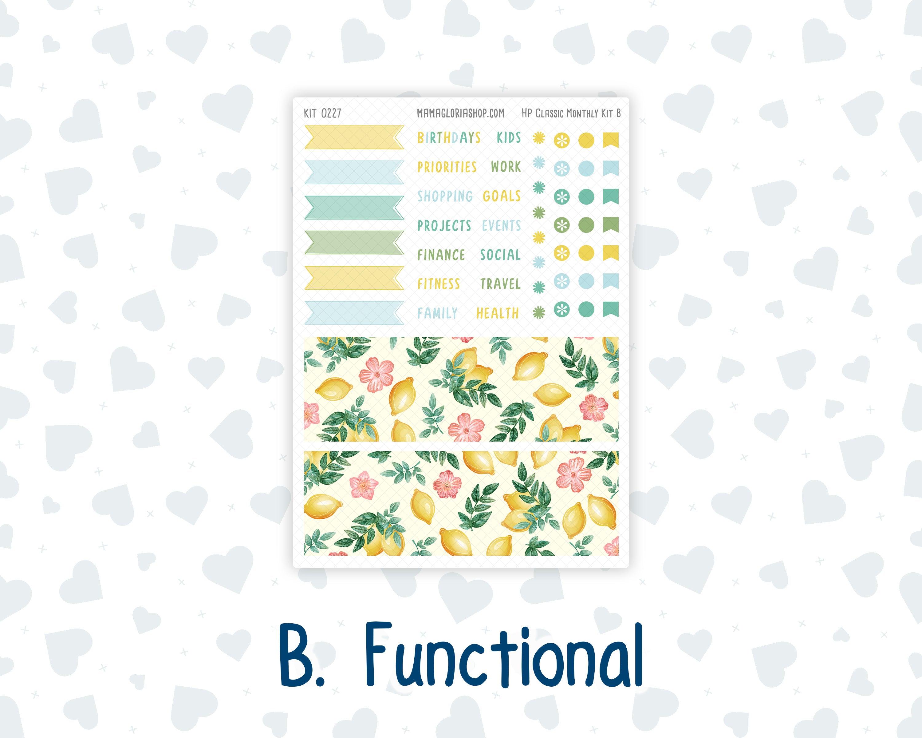 Kit 0227 - HP Classic - Monthly Kit - July - Lemon Grove - for
