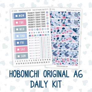 Kit 0206- A6 Hobonichi Original– Daily Kit - Feathered Romance - February