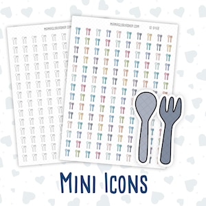 Falk & Spoon - Meal Prep - Weekly Menu - Doodle Icon Sticker