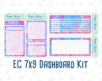 Kit 0137 -7x9 - Azure Autumn- November- Autumn- Notes Pages - Dashboard Kit - Productivity Page