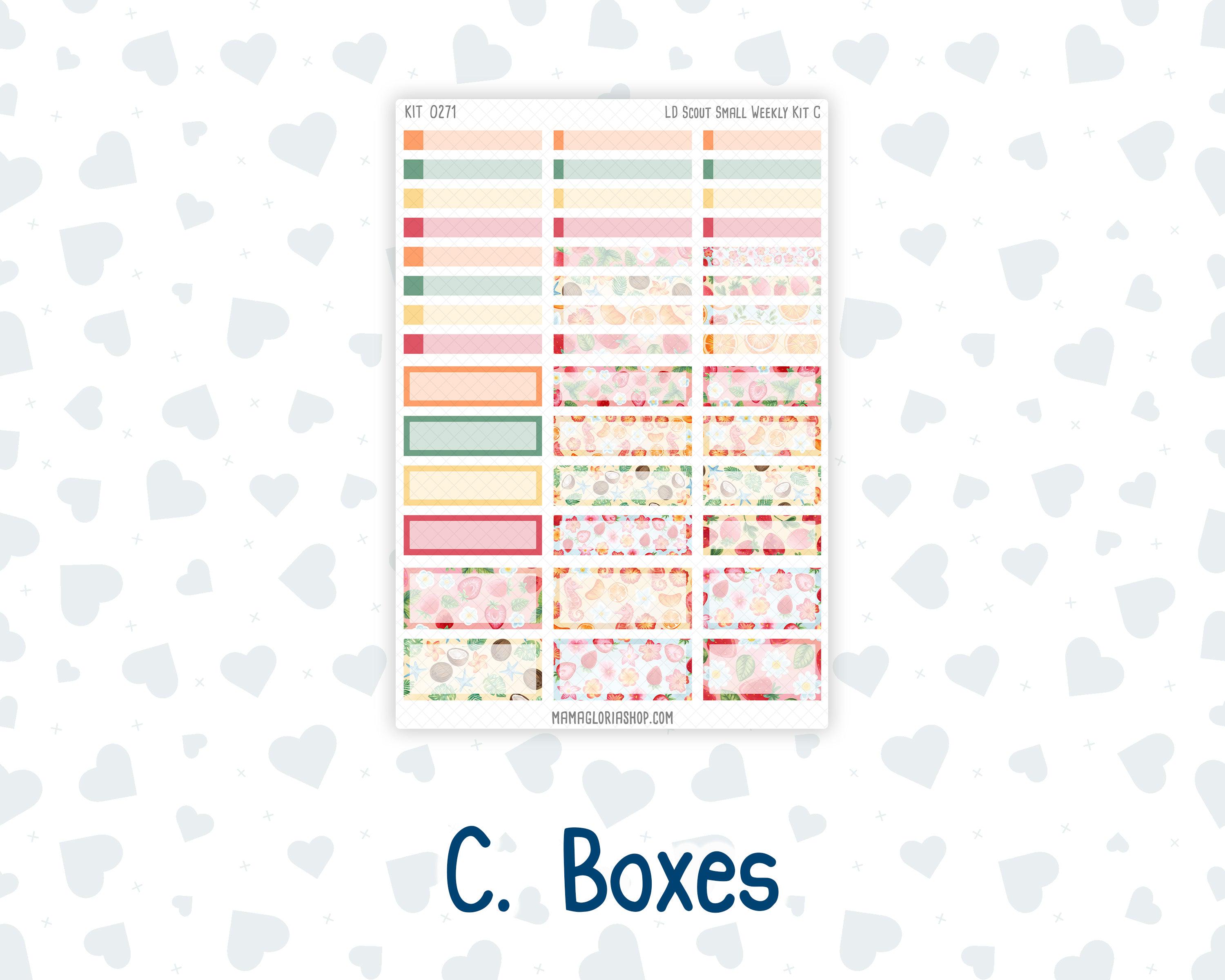 Kit 0271 - Laurel Denise the Scout Planner Small - Weekly Kit - June ...