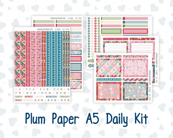 Kit 0197 A5 Plum Paper Daily - Nutcracker Magic - Planner