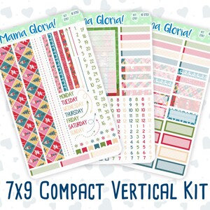 Kit 0197 - 7 x 9 compact verticaal - notenkrakermagie - wekelijks - december - kerst